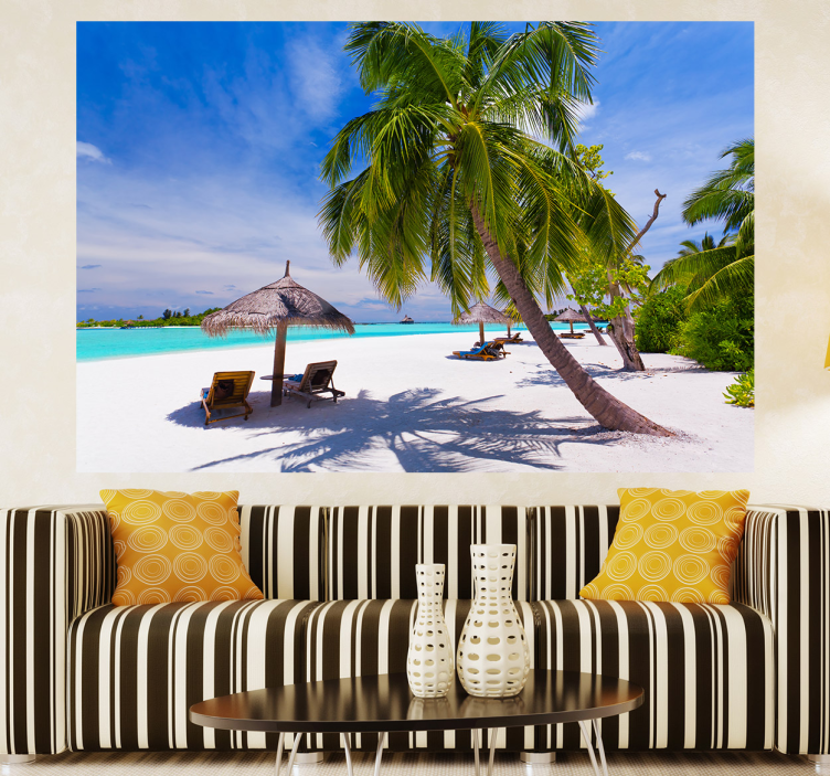 Paradise Wall Mural Sticker - TenStickers