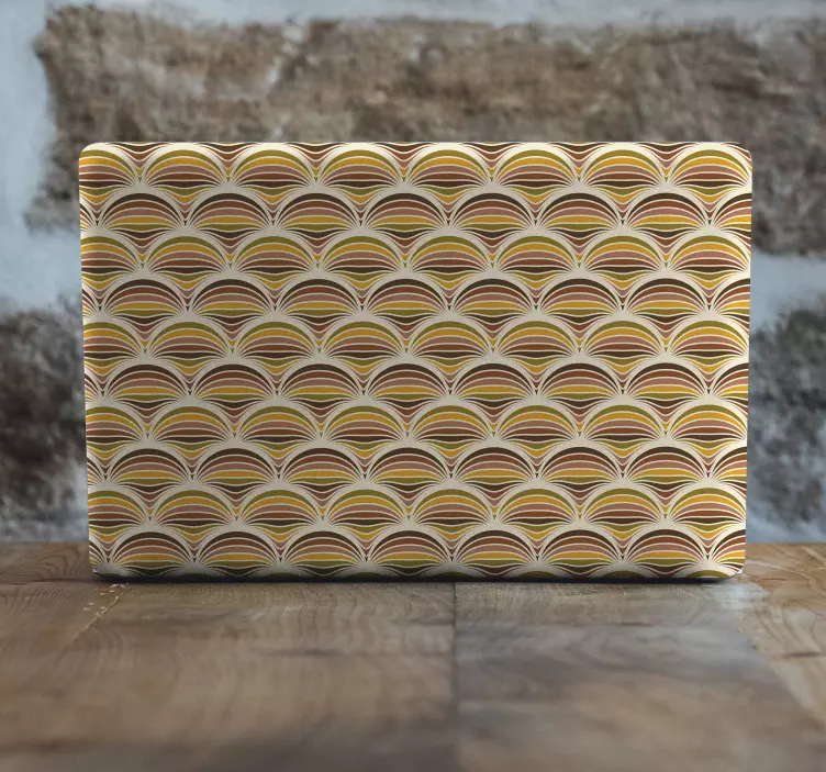 70s pattern  laptop vinyl skins - TenStickers