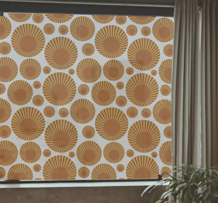 70's sunshine window sticker - TenStickers