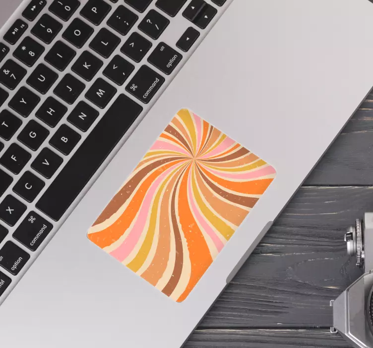 70s trackpad laptop skins - TenStickers