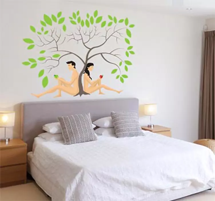 Adam & Eve Wall Sticker - TenStickers