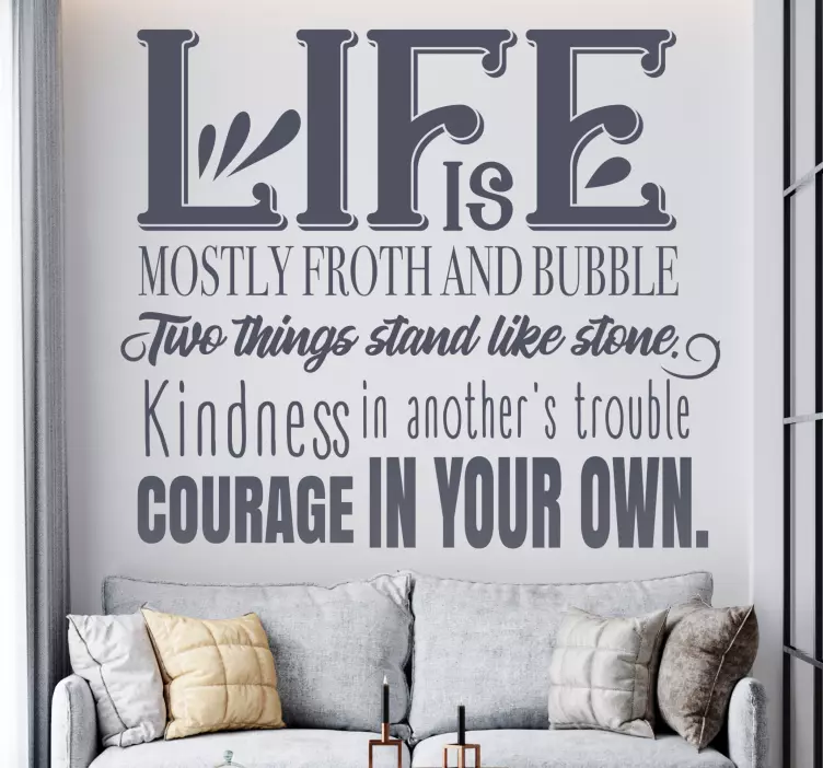 Adam Lindsay Gordon quotes wall stickers - TenStickers