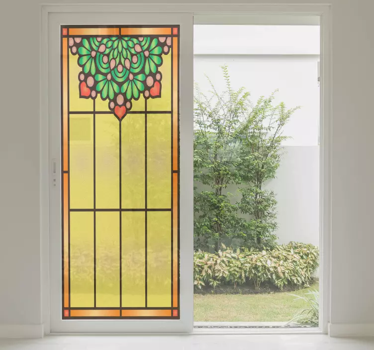 Adesivo window stained glass - TenStickers