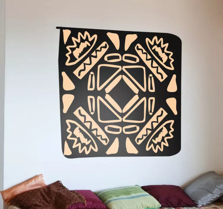 African Mosaic Wall Sticker - TenStickers