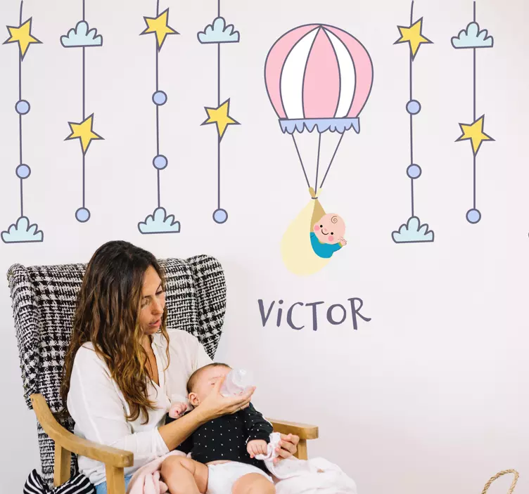 Airballoon Kids Stickers - TenStickers