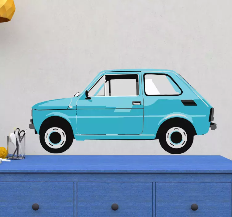 Antique car kids sticker car sticker - TenStickers