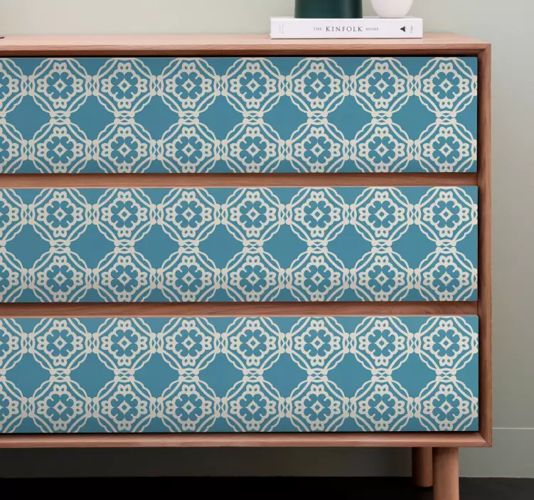 Antique pattern furniture sticker - TenStickers