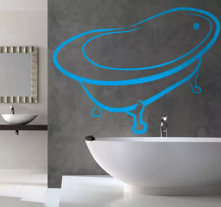 Bathtub Wall Sticker - TenStickers