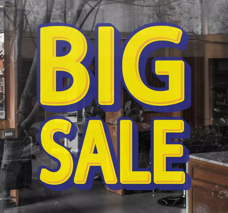 Big sale window vinyl sticker - TenStickers