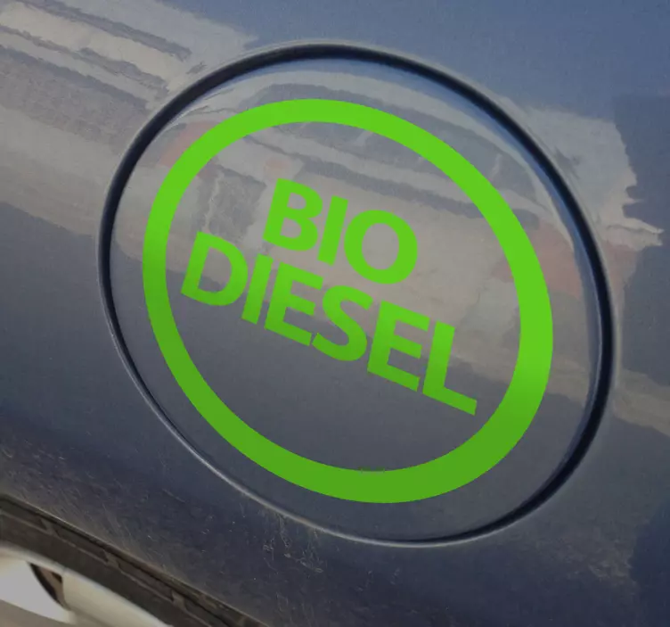 Biodiesel logo car sticker - TenStickers
