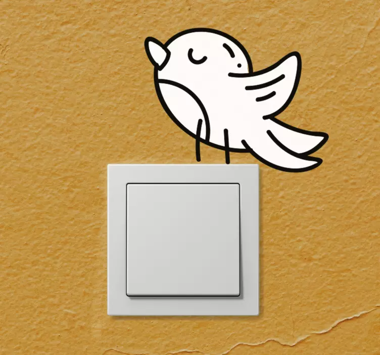 Bird for switch wall sticker - TenStickers