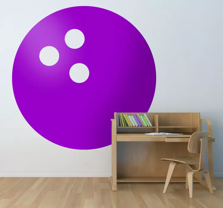 Bowling Ball Sticker - TenStickers