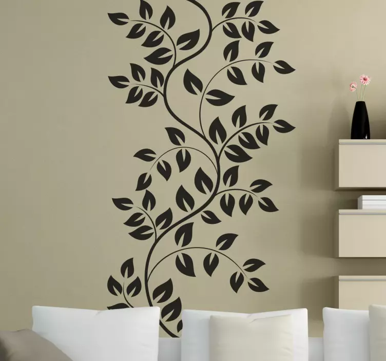 Branches and Leaves Wall Decal - TenStickers