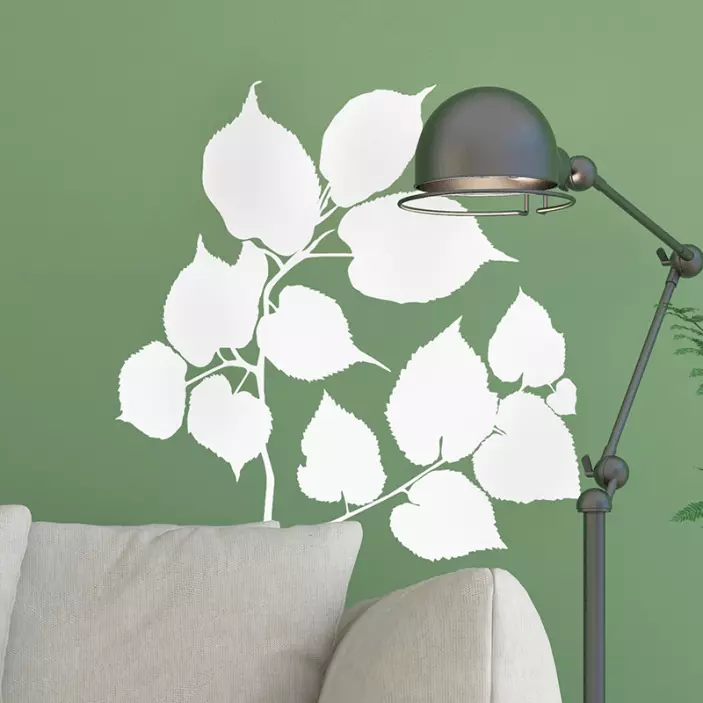 Branches of linden tree plant wall sticker - TenStickers