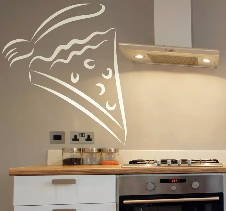 Cake & Fork Wall Decal - TenStickers