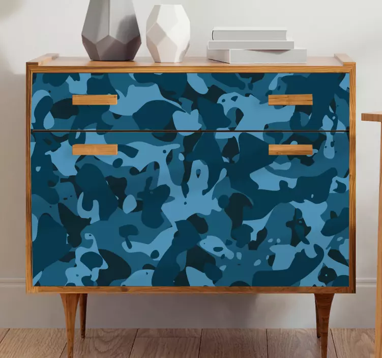 Camo Patterned Accent furniture sticker - TenStickers