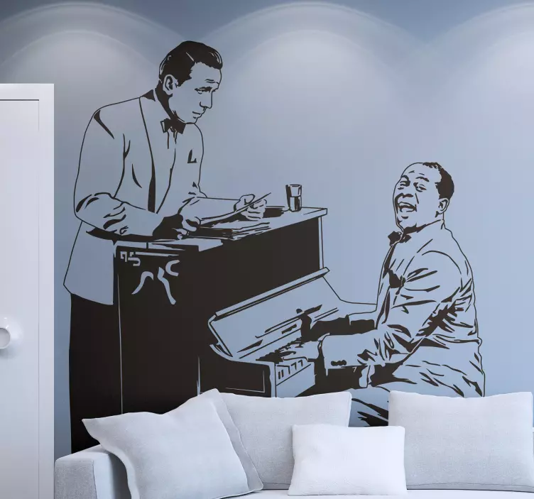 Casablanca cinema wall sticker - TenStickers