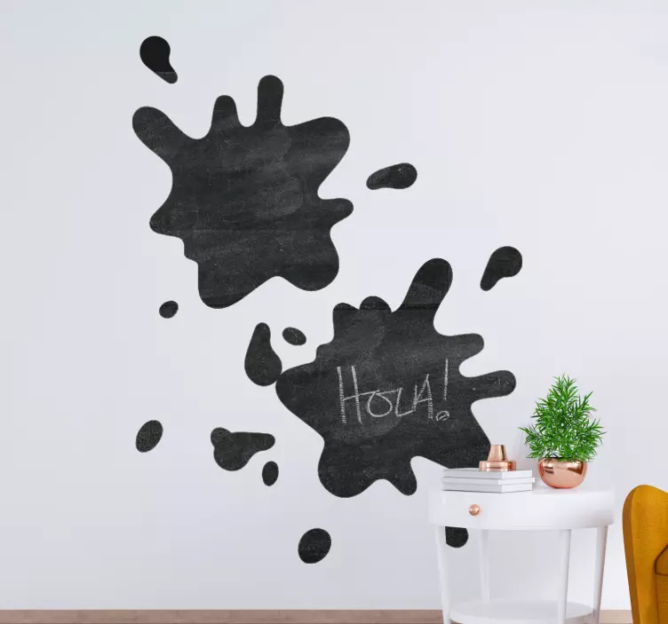 Chalkboard spot  write on sticker - TenStickers