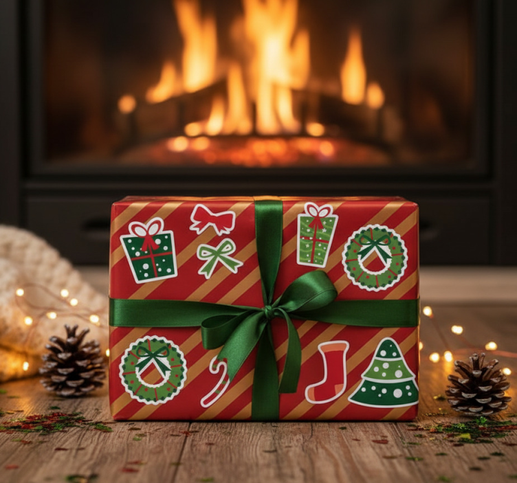 Christmas sticker classic christmas symbols - TenStickers