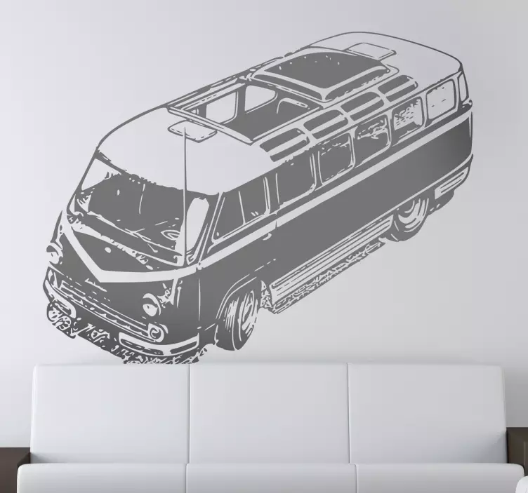 Classic Van Decorative Sicker - TenStickers