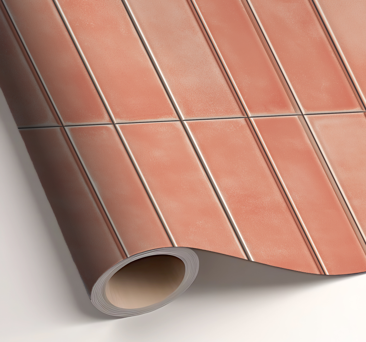 Coral tiles imitation print sticker - TenStickers