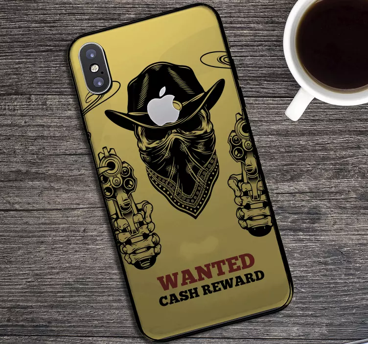 Cowboy skull huawei phone - TenStickers