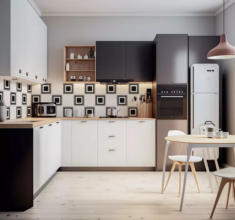 Cuadrados para losazulejosSquares for tiles square sticker - TenStickers