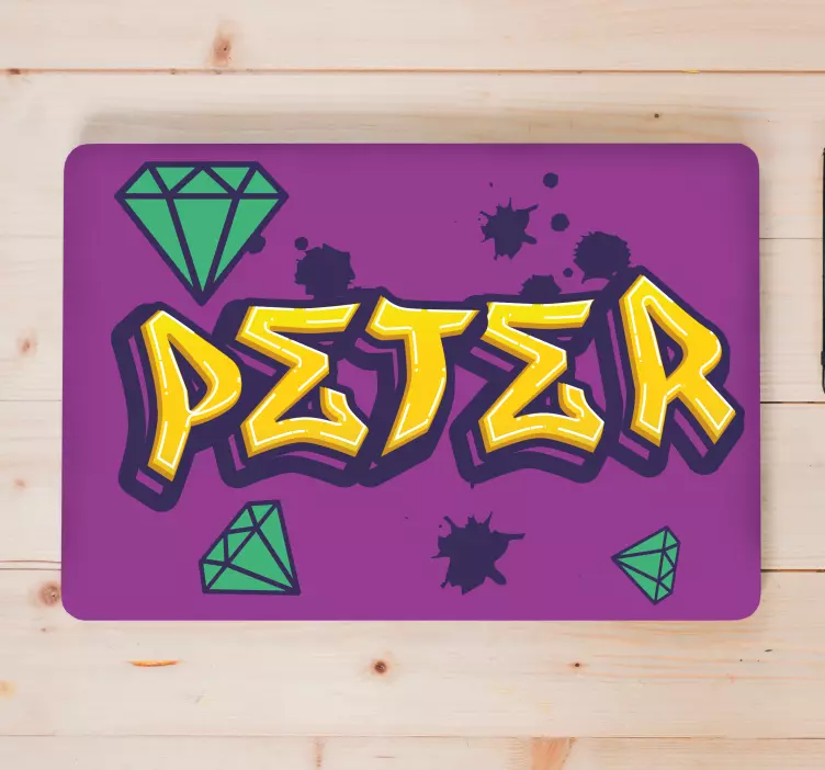Graffiti-art custom art laptop skin - TenStickers