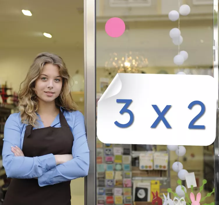 Customisable Peeling Label Note Sticker - TenStickers