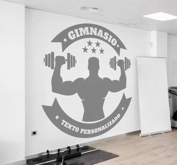 customizable gyms wall sticker - TenStickers