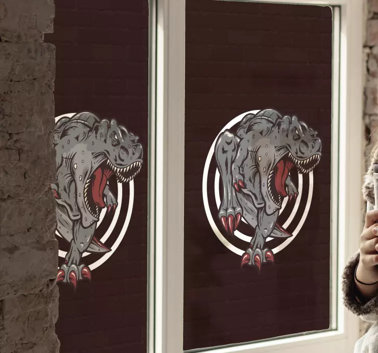 Dinosaur roar design dinosaur wall sticker - TenStickers