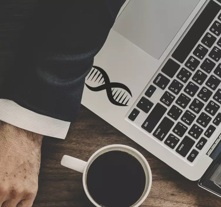 Cool, Unique DNA Laptop Sticker - TenStickers