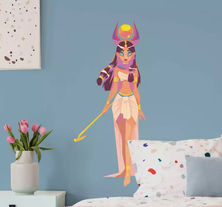 Egyptian goddess politics stickers - TenStickers