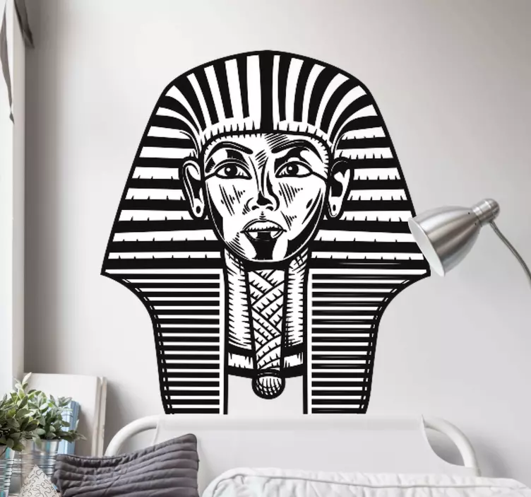 Egyptian Tutankhamun politics stickers - TenStickers