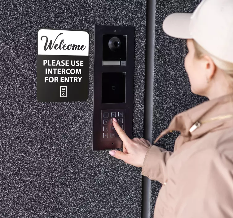 Esta sala de conferencias está equipada con un intercomunicador.T - TenStickers