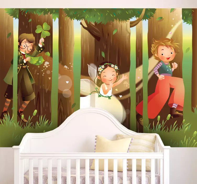 Fairy Tale Forest Sticker - TenStickers