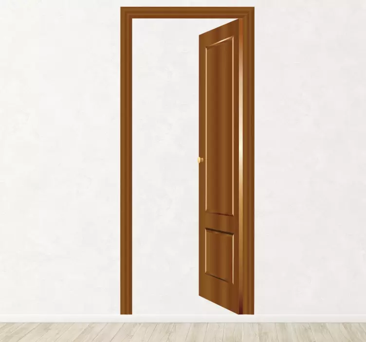 Fake Door Sticker - TenStickers