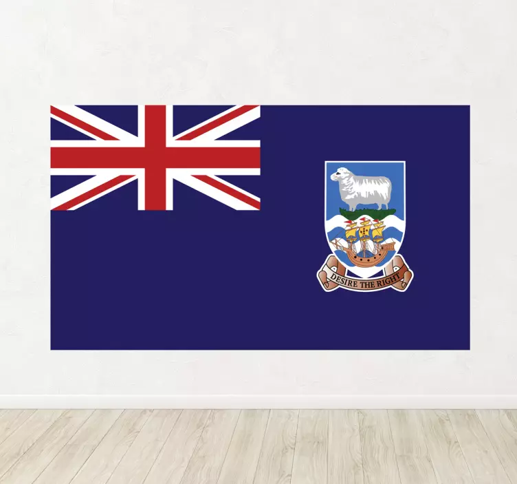 Falkland Islands Flag Sticker - TenStickers