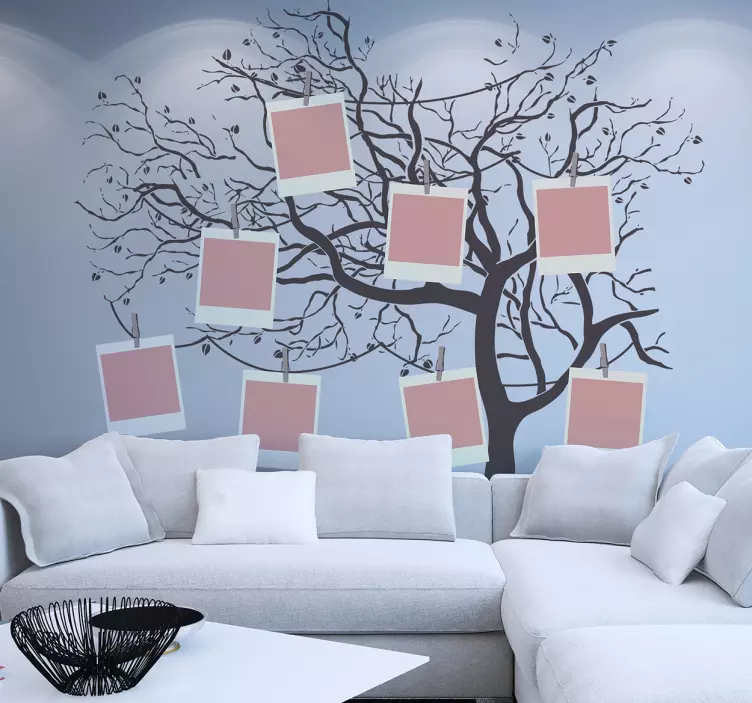 Family tree tree wall sticker - TenStickers