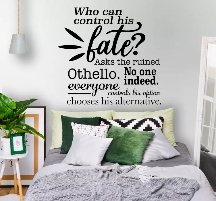 Fate Joseph Furphy Australian wall sticker - TenStickers
