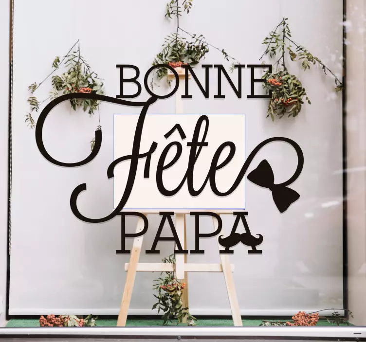 Father's day  window sticker - TenStickers