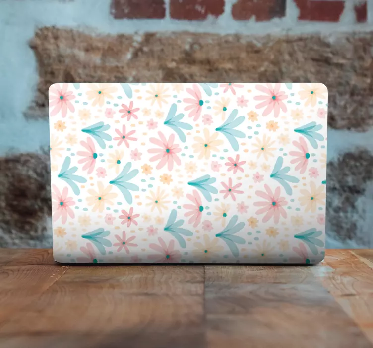 Floral Element Creation laptop skin - TenStickers