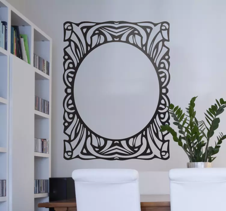 Frame Design Sticker - TenStickers