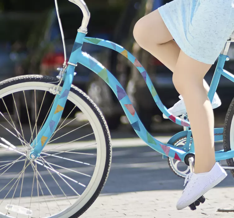 Full color Bike vinyl Sticker - TenStickers