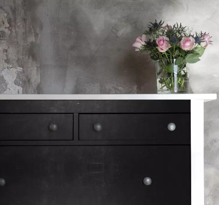 Furniture sticker elegant black chest - TenStickers