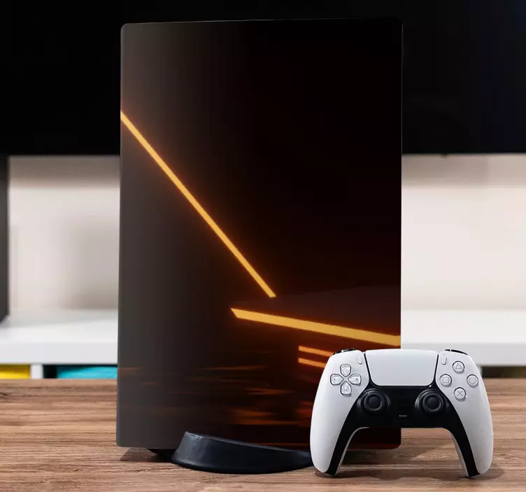 Futuristic Console Wrap PS5 skin - TenStickers