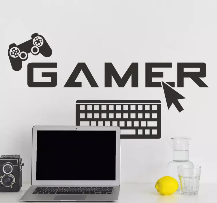 Gamer video game vinyl sticker - TenStickers