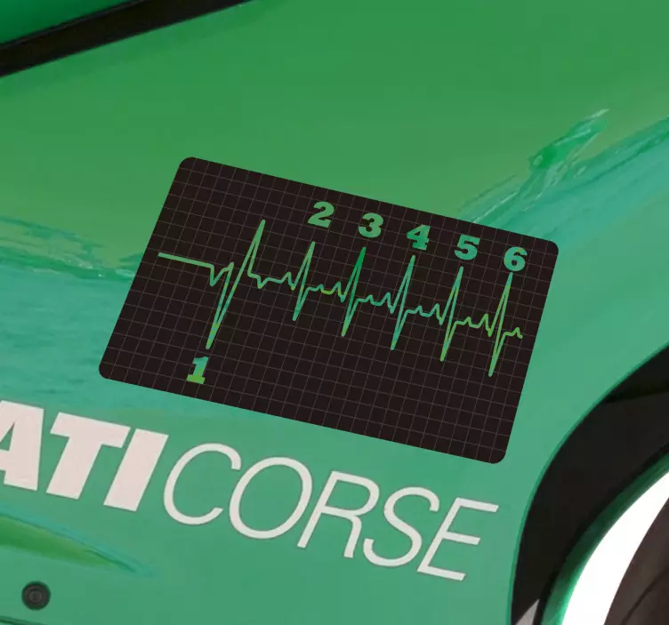 Gears Motorcycle vinyl Decal - TenStickers