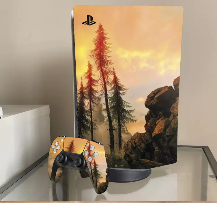 Golden forest  PS5 sticker - TenStickers