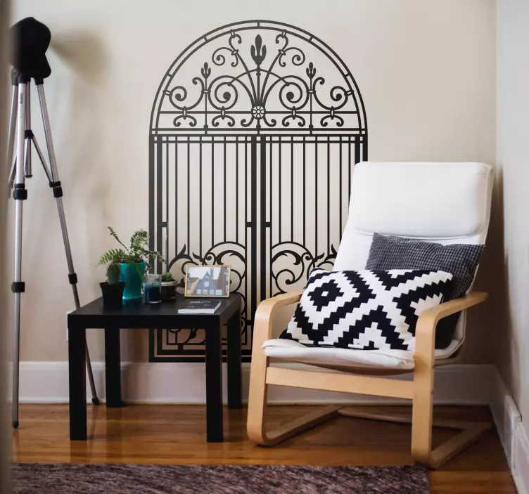 Gothic arch vintage stickers - TenStickers